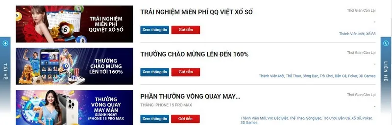 Thành viên mới nhận khuyến mãi CMD368 hấp dẫn